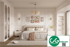 Modern Bedroom 135 3D Model