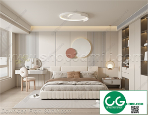 Modern Bedroom 139 3D Model
