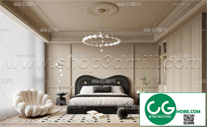Modern Bedroom 17 3D Model