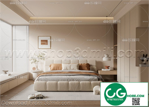 Modern Bedroom 21 3D Model