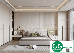 Modern Bedroom 24 3D Model