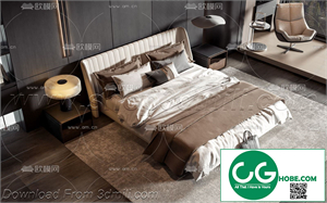 Modern Bedroom 30 3D Model