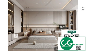 Modern Bedroom 35 3D Model