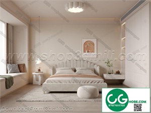 Modern Bedroom 39 3D Model