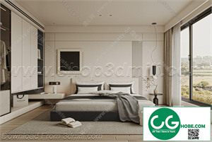 Modern Bedroom 42 3D Model