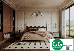 Modern Bedroom 45 3D Model