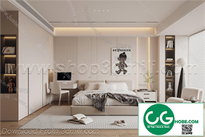 Modern Bedroom 48 3D Model