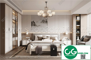 Modern Bedroom 51 3D Model