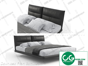 Modern Bedroom 57 3D Model