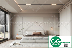 Modern Bedroom 64 3D Model