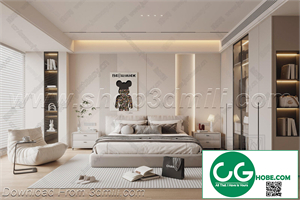 Modern Bedroom 65 3D Model