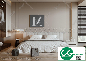 Modern Bedroom 66 3D Model