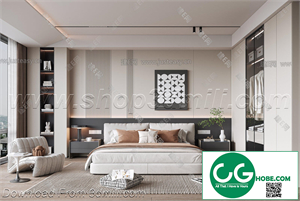 Modern Bedroom 67 3D Model