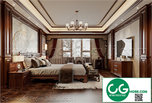 Modern Bedroom 68 3D Model