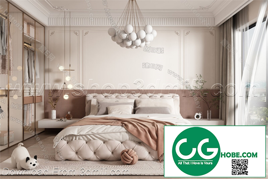 Modern Bedroom 69 3D Model