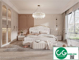 Modern Bedroom 71 3D Model