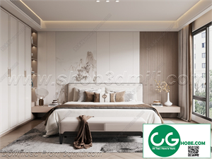 Modern Bedroom 84 3D Model