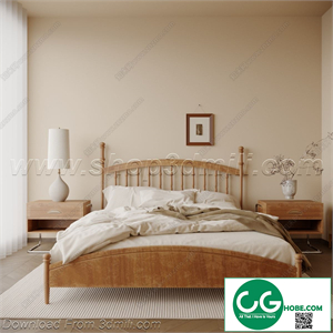 Modern Bedroom 90 3D Model