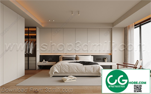 Modern Bedroom 91 3D Model