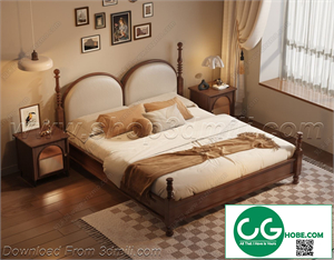 Modern Bedroom 92 3D Model