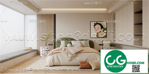 Modern Bedroom 94 3D Model
