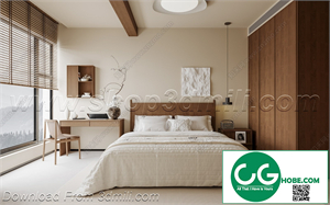 Modern Bedroom 97 3D Model
