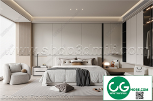 Modern Bedroom 98 3D Model