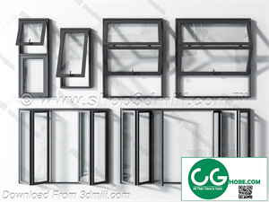 Windows 01 3D model