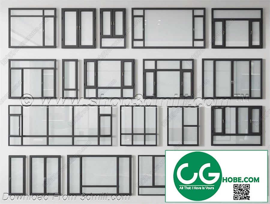 Windows 03 3D model