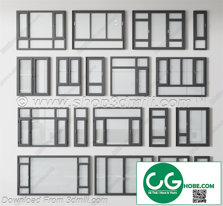 Windows 04 3D model