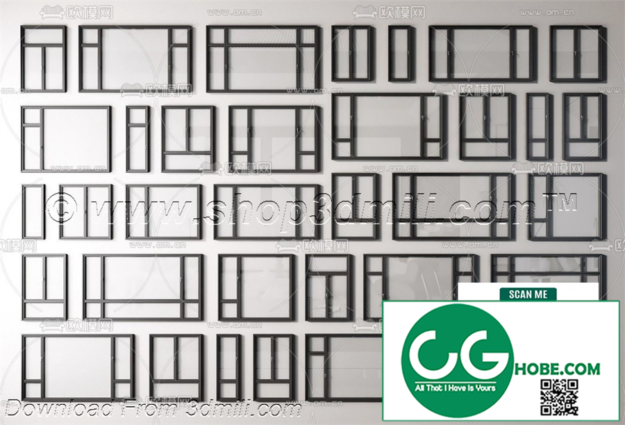 Windows 06 3D model