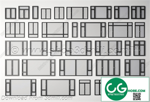 Windows 12 3D model
