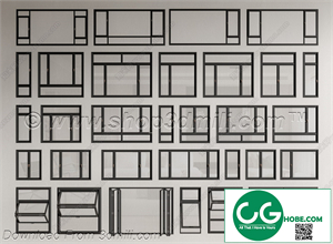 Windows 13 3D model