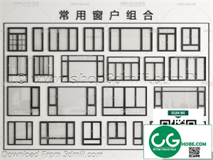 Windows 20 3D model