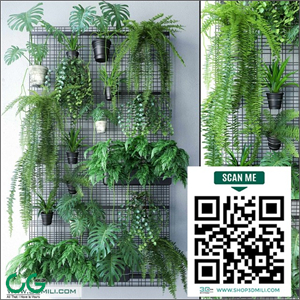 JC Wall Grid Plant Pot