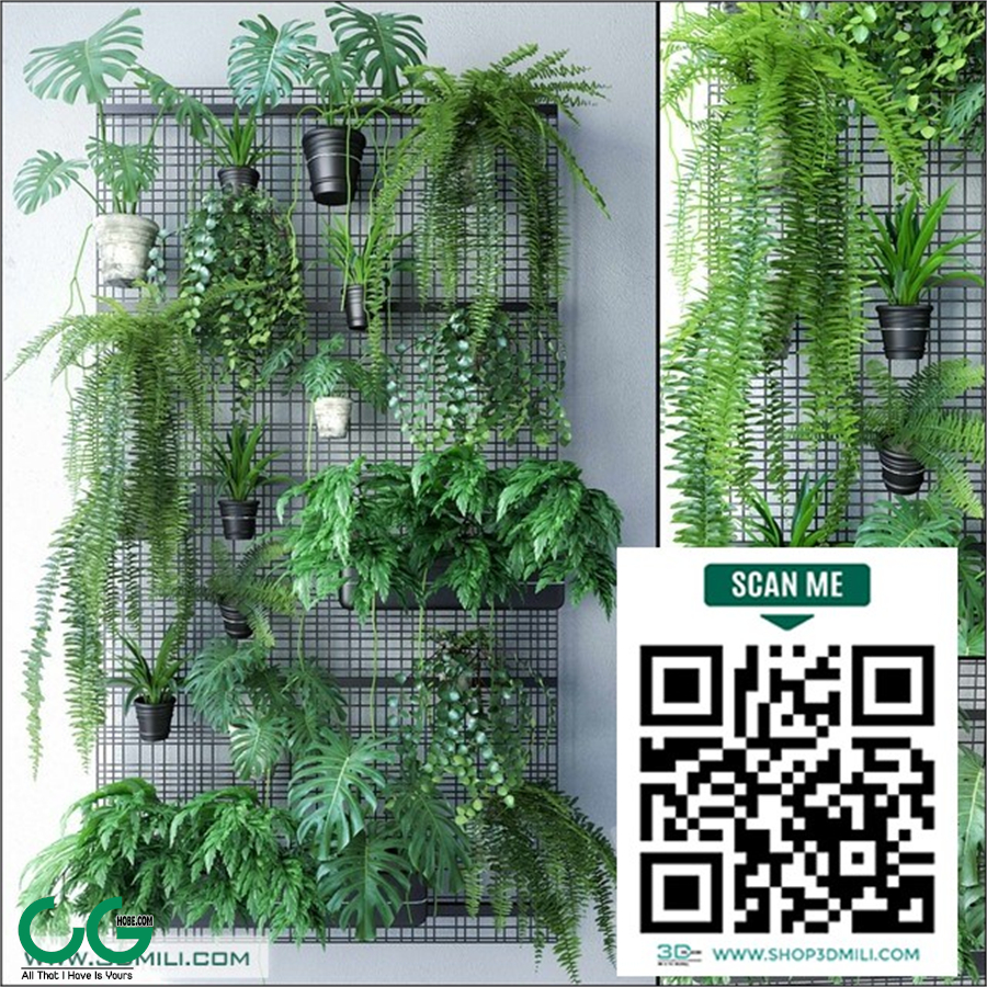JC Wall Grid Plant Pot