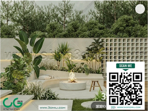 Outdoor chair balcony chair rattan leisure chair 26 3d model