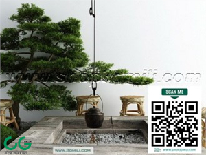 Outdoor chair balcony chair rattan leisure chair 54 3d model
