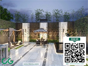 Outdoor chair balcony chair rattan leisure chair 62 3d model