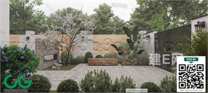 Outdoor chair balcony chair rattan leisure chair 64 3d model