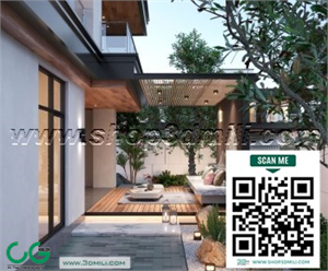 Outdoor chair balcony chair rattan leisure chair 70 3d model