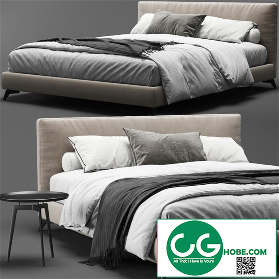 Meridiani Stone Up Bed