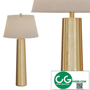Fluted Spire Large Table Lamp