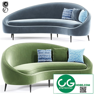 Ether Peddler Curved Sofa