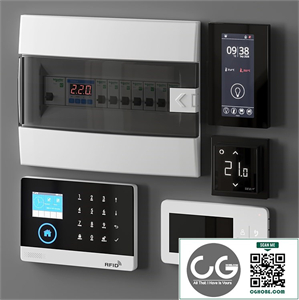A set of electrical equipment for corridor 2