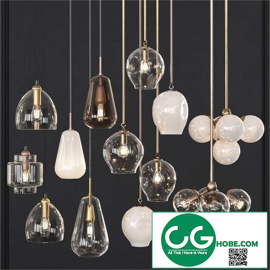 Pendant lights set 016