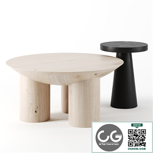 Coffee tables by Crate and Barrel