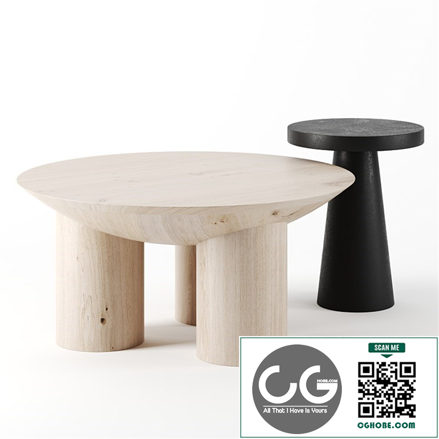 Coffee tables by Crate and Barrel