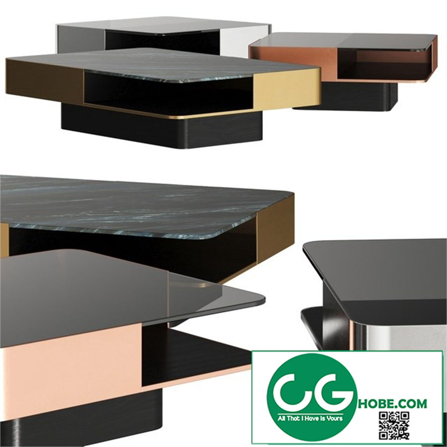 Red Edition Lounge Coffee Tables