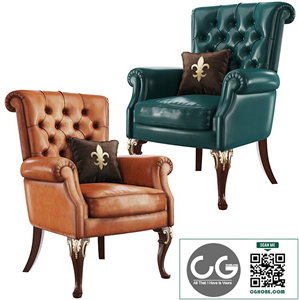 Oak armchair MG 1229